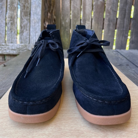 Everlane Wm’s Moc-Toe Boot In Black Suede Sz 11 - Picture 4 of 14